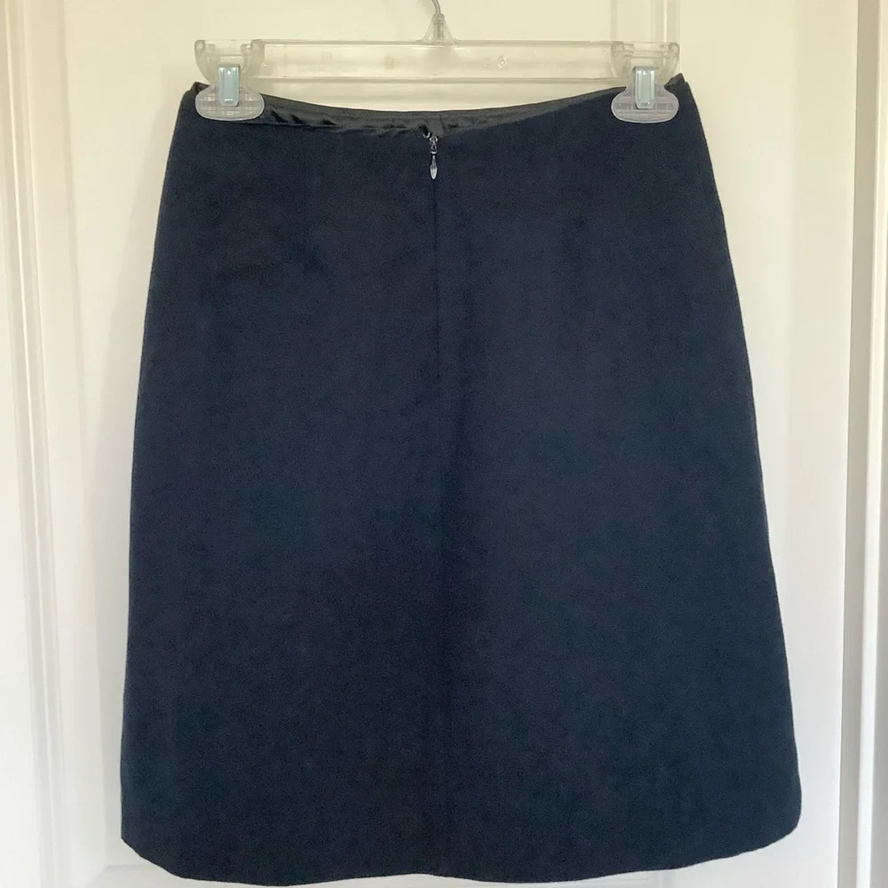 Gap Women's Black Lined Skirt Size 2 Back Zip